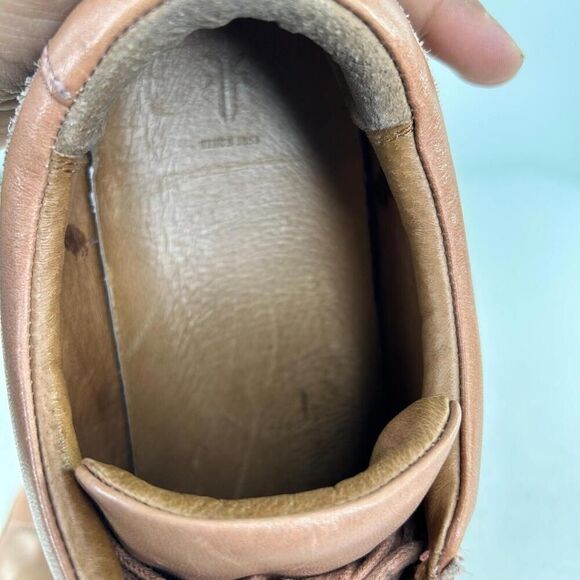 Frye Webster Low Women's Shoes US 10 M Lace Brown Leather Sneakers - Picture 9 of 10
